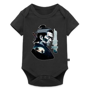 Samurai Warrior - Japan - Demon - Baby Premium short-sleeve bodysuit - black - Front