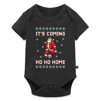 It's Coming Ho Ho Home / Christmas Football Winte - Baby Premium short-sleeve bodysuit - black - Front