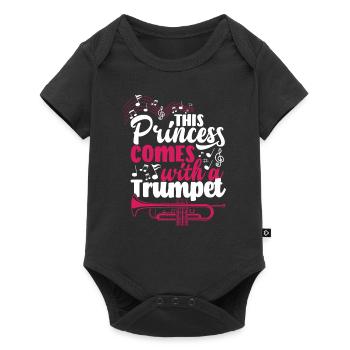 Trumpet Trumpeter Trumpet Player - Baby Premium short-sleeve bodysuit - black - Front