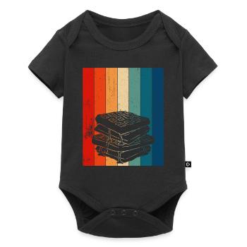 Waffle making waffle maker - Baby Premium short-sleeve bodysuit - black - Front