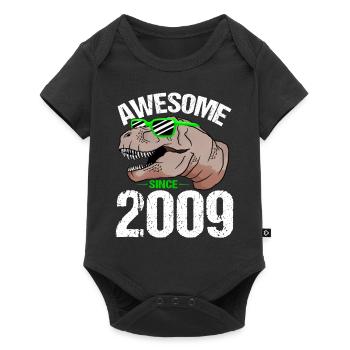 Dino-Star Celebration Mood Top Gift Idea - Baby Premium short-sleeve bodysuit - black - Front