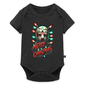 Merry Christmas Festive Slasher Candy Cane Menace - Baby Premium short-sleeve bodysuit - black - Front