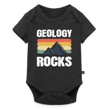 Geology Rocks Geologe - Baby Premium Kurzarmbody - Schwarz - Vorne