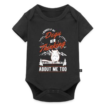 Degu Owner Shrub Rat Forest Degu - Baby Premium short-sleeve bodysuit - black - Front