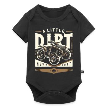 Quad Quads Quatre Roues Sport Automobile - Body à manches courtes Premium Bébé - noir - Devant