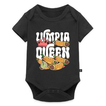 Reine du Lumpia - Body à manches courtes Premium Bébé - noir - Devant