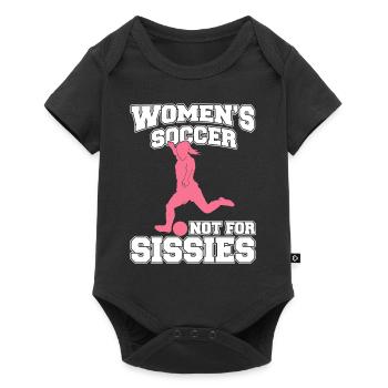 Soccer féminin, Soccer féminin, Soccer féminin - Body à manches courtes Premium Bébé - noir - Devant