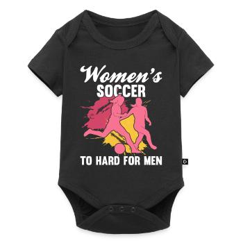Women's Soccer, Women's Soccer, Women's Soccer - Baby Premium short-sleeve bodysuit - black - Front