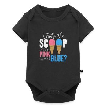 Ice cream - Baby Premium short-sleeve bodysuit - black - Front