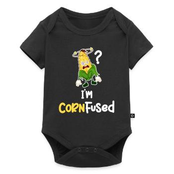 I'm Corn Fusion Corn Puns Agriculture - Baby Premium short-sleeve bodysuit - black - Front