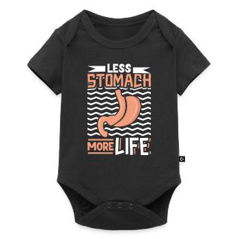 Gastric sleeve gastrectomy Sleeve gastrectomy - Baby Premium short-sleeve bodysuit - black - Front