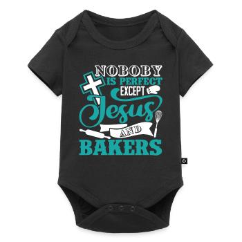 Baker Nobody Is Perfect Except Jesus And Bakers - Baby Premium short-sleeve bodysuit - black - Front