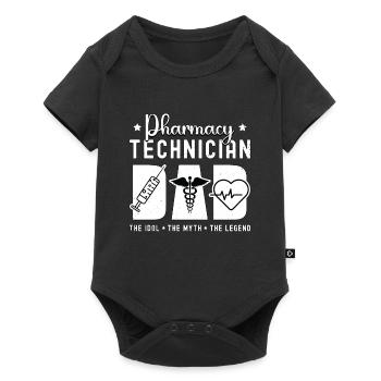 Pharmacy Technician Dad The Idol Nurse Pharmacist - Baby Premium short-sleeve bodysuit - black - Front