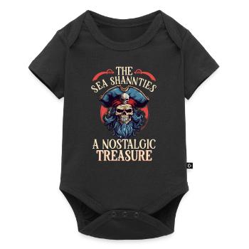 Sailors Sea Shanty Singing Ship Adventures - Body à manches courtes Premium Bébé - noir - Devant