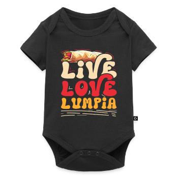Vivre l’amour Lumpia - Body à manches courtes Premium Bébé - noir - Devant