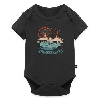 Kirmestester Jahrmarkt Volksfest Rummelplatz - Baby Premium Kurzarmbody - Schwarz - Vorne