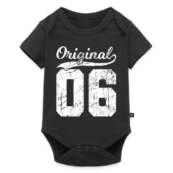 06 Original 18 Jahren Mann Frau Geburtstag - Baby Premium Kurzarmbody - Schwarz - Vorne