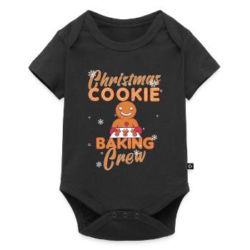 Christmas Baking Cookies Cookie Cookie Merry - Baby Premium short-sleeve bodysuit - black - Front