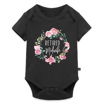 Nurse Midwife Birth Worker - Baby Premium short-sleeve bodysuit - black - Front