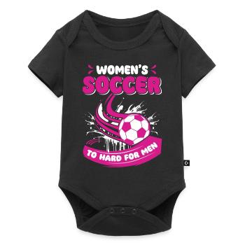 Women's Soccer, Women's Soccer, Women's Soccer - Baby Premium short-sleeve bodysuit - black - Front
