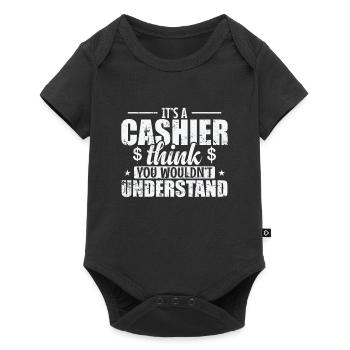 C’est un truc de caissier que vous ne comprendriez pas - Body à manches courtes Premium Bébé - noir - Devant