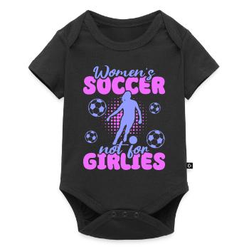 Women's Soccer, Women's Soccer, Women's Soccer - Baby Premium short-sleeve bodysuit - black - Front