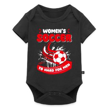 Women's Soccer, Women's Soccer, Women's Soccer - Baby Premium short-sleeve bodysuit - black - Front
