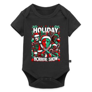 Holiday Horror Show - Slasher and Christmas Fusion - Baby Premium short-sleeve bodysuit - black - Front