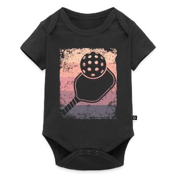 Équipe de pickleball rétro du Wiffleball Club - Body à manches courtes Premium Bébé - noir - Devant
