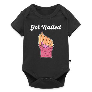 Got Nailed Nagelkünstler - Baby Premium Kurzarmbody - Schwarz - Vorne