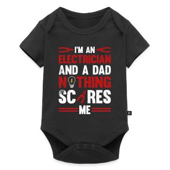 Electrician Saying Electrician's Journeyman - Baby Premium short-sleeve bodysuit - black - Front