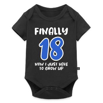 Officiellement adulte - et maintenant ? - Body à manches courtes Premium Bébé - noir - Devant
