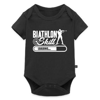 Biathlon Biathlon Skill Loading - Baby Premium short-sleeve bodysuit - black - Front