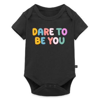 Be you! Self-confidence, positive thinking, motivation - Baby Premium short-sleeve bodysuit - black - Front