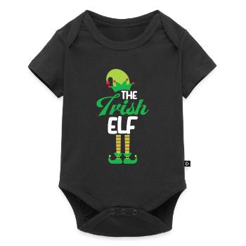 The Irish Elf Heritage Elves Shamrock XMAS Irlan - Baby Premium short-sleeve bodysuit - black - Front