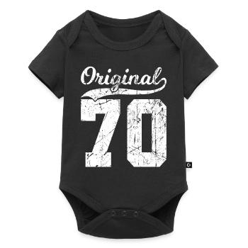 70 Original 54 Years Man Wife Birthday - Baby Premium short-sleeve bodysuit - black - Front