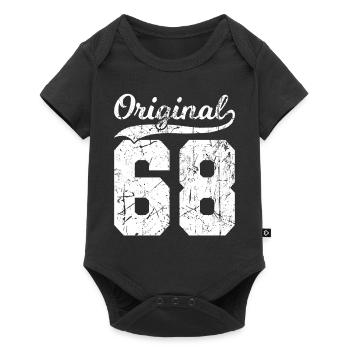 68 Original 56 Years Man Wife Birthday - Baby Premium short-sleeve bodysuit - black - Front