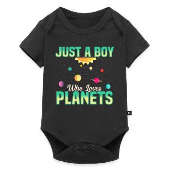 Solar System, Planets, Science Space, Astrology - Baby Premium short-sleeve bodysuit - black - Front
