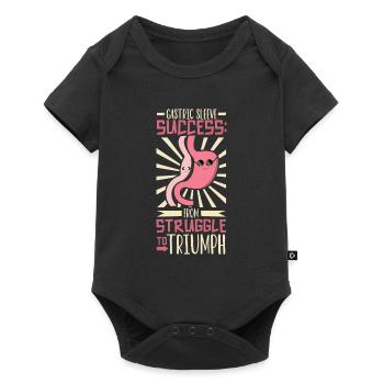 Gastric sleeve, gastric sleeve, gastrectomy, gastrectomy - Baby Premium short-sleeve bodysuit - black - Front
