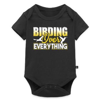 Birdwatching Birdwatching Birding Over Everything - Baby Premium short-sleeve bodysuit - black - Front