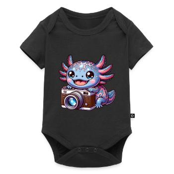 Photographie Axolotl Photo Camera Photographe - Body à manches courtes Premium Bébé - noir - Devant