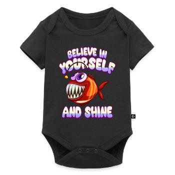 Soyez vous-même ! Confiance en soi, pensée positive, motivation - Body à manches courtes Premium Bébé - noir - Devant