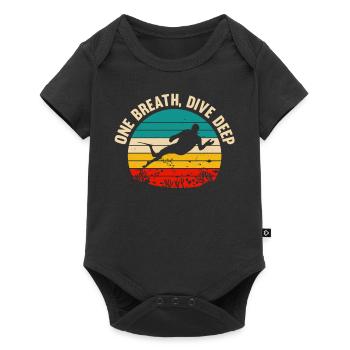 Diving, Apnea Diving, Apnea No Limit Freediving - Baby Premium short-sleeve bodysuit - black - Front