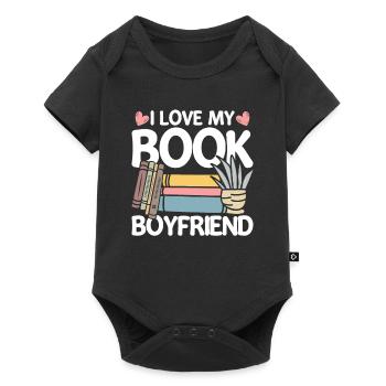 Reading Book Lover I Love My Book Boyfriend - Baby Premium short-sleeve bodysuit - black - Front