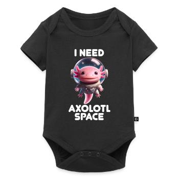 Astronaut Axolotl Space Space Amphibian - Baby Premium short-sleeve bodysuit - black - Front