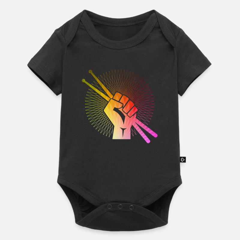 Drummer Drummer Drum Gift - Baby Premium short-sleeve bodysuit - black