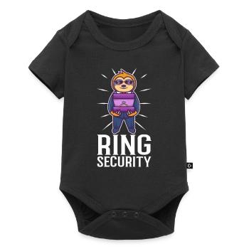 Ring Security Wedding - Baby Premium short-sleeve bodysuit - black - Front