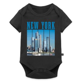 New York City NY NYC Souvenir cadeau - Body à manches courtes Premium Bébé - noir - Devant