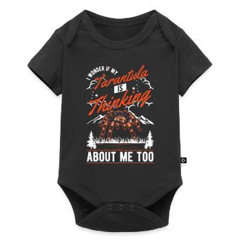 Tarantula Spider Tarantula - Baby Premium short-sleeve bodysuit - black - Front