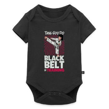 Black Belt in Training - Tang so Do - Baby Premium short-sleeve bodysuit - black - Front